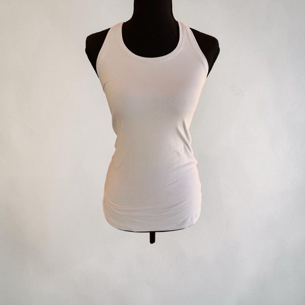 lululemon athletica Women’s Light Blue Ribbed Scoop Tank